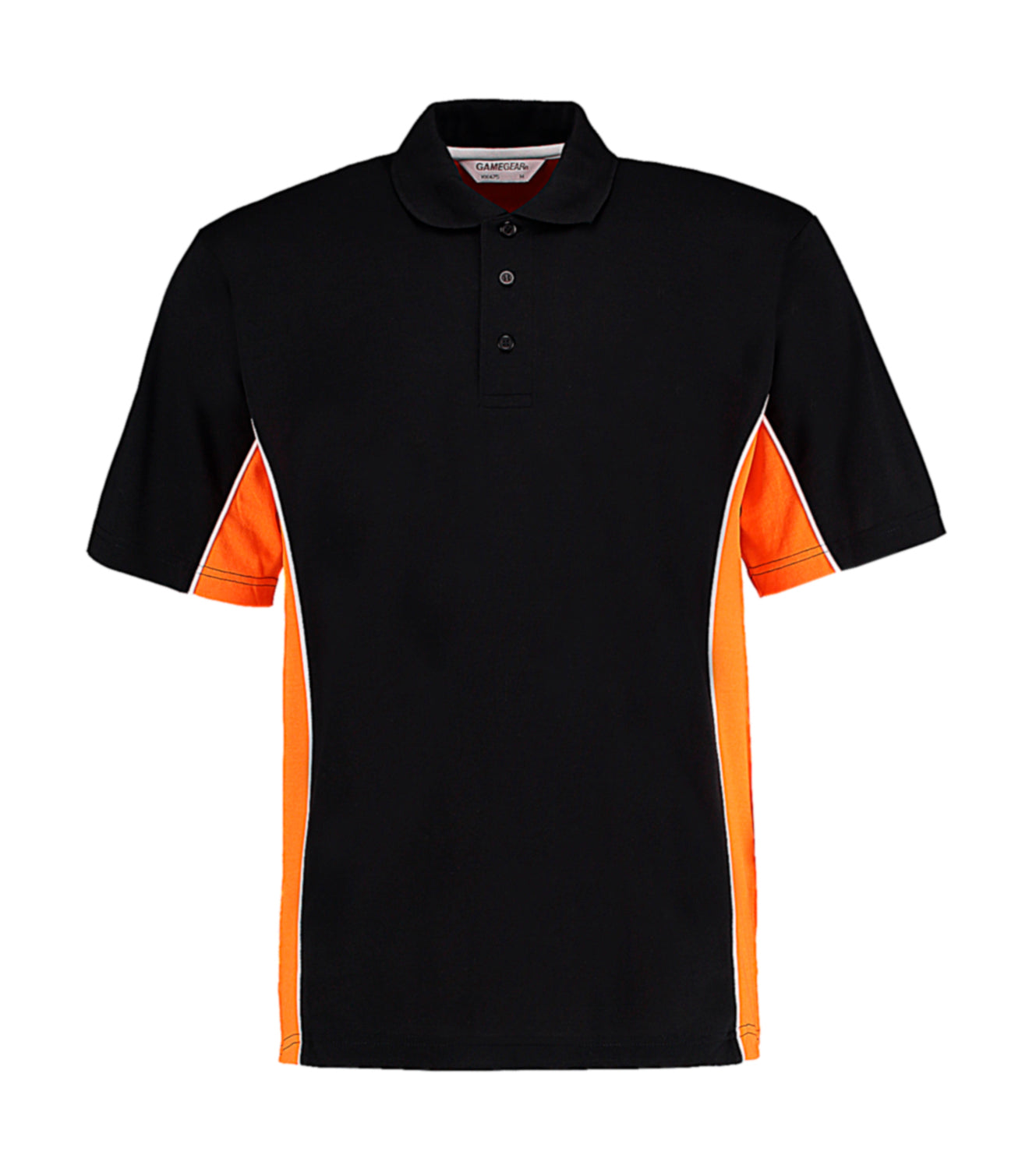 Kustom Kit Classic Fit Track Polo K475 Red/Black/White
