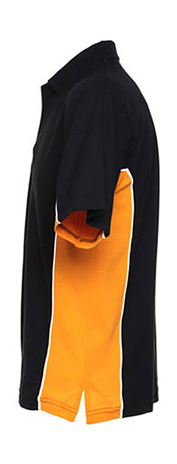 Kustom Kit Classic Fit Track Polo K475 Red/Black/White