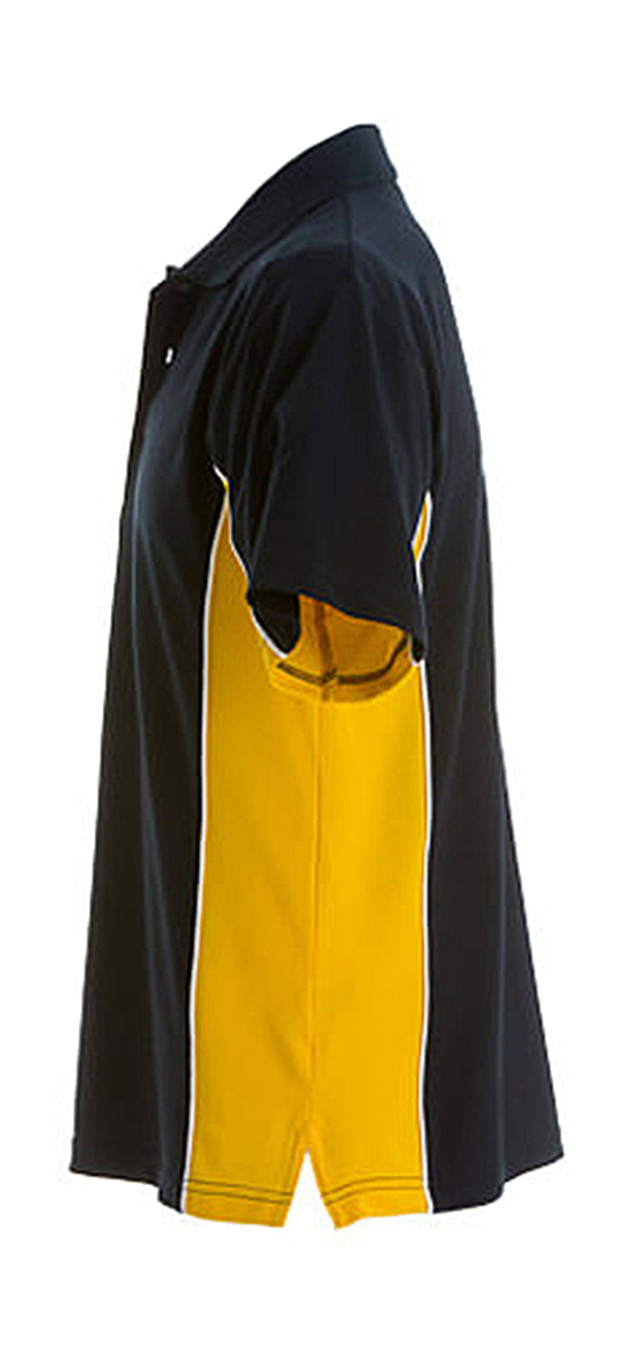 Kustom Kit Classic Fit Track Polo K475 Red/Black/White