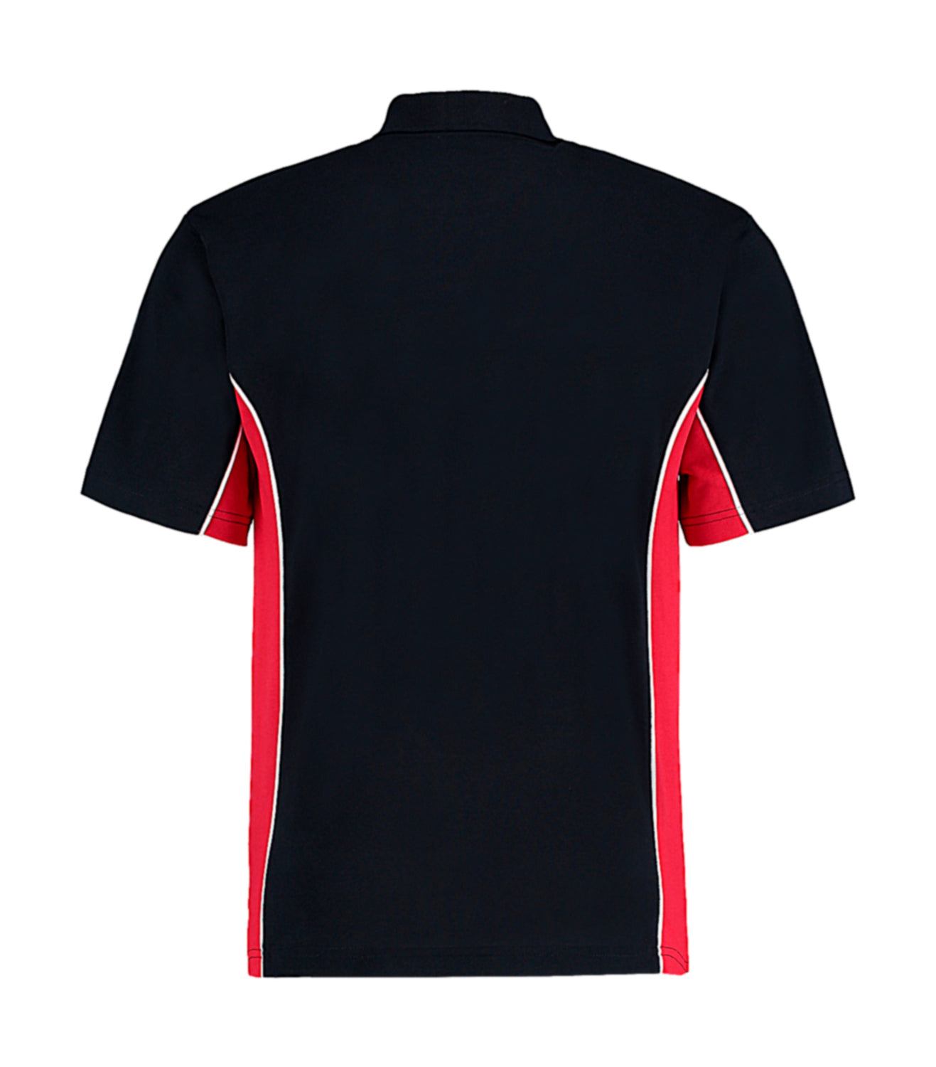 Kustom Kit Classic Fit Track Polo K475 Red/Black/White