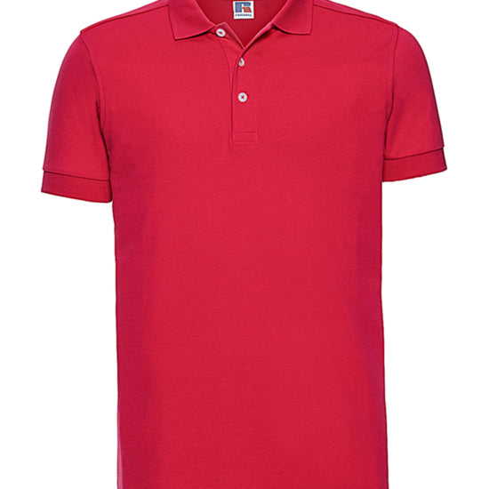 Men`s Fitted Stretch Polo