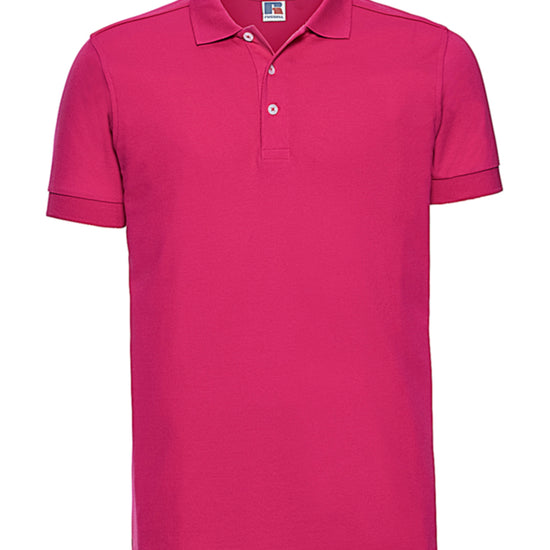 Men`s Fitted Stretch Polo