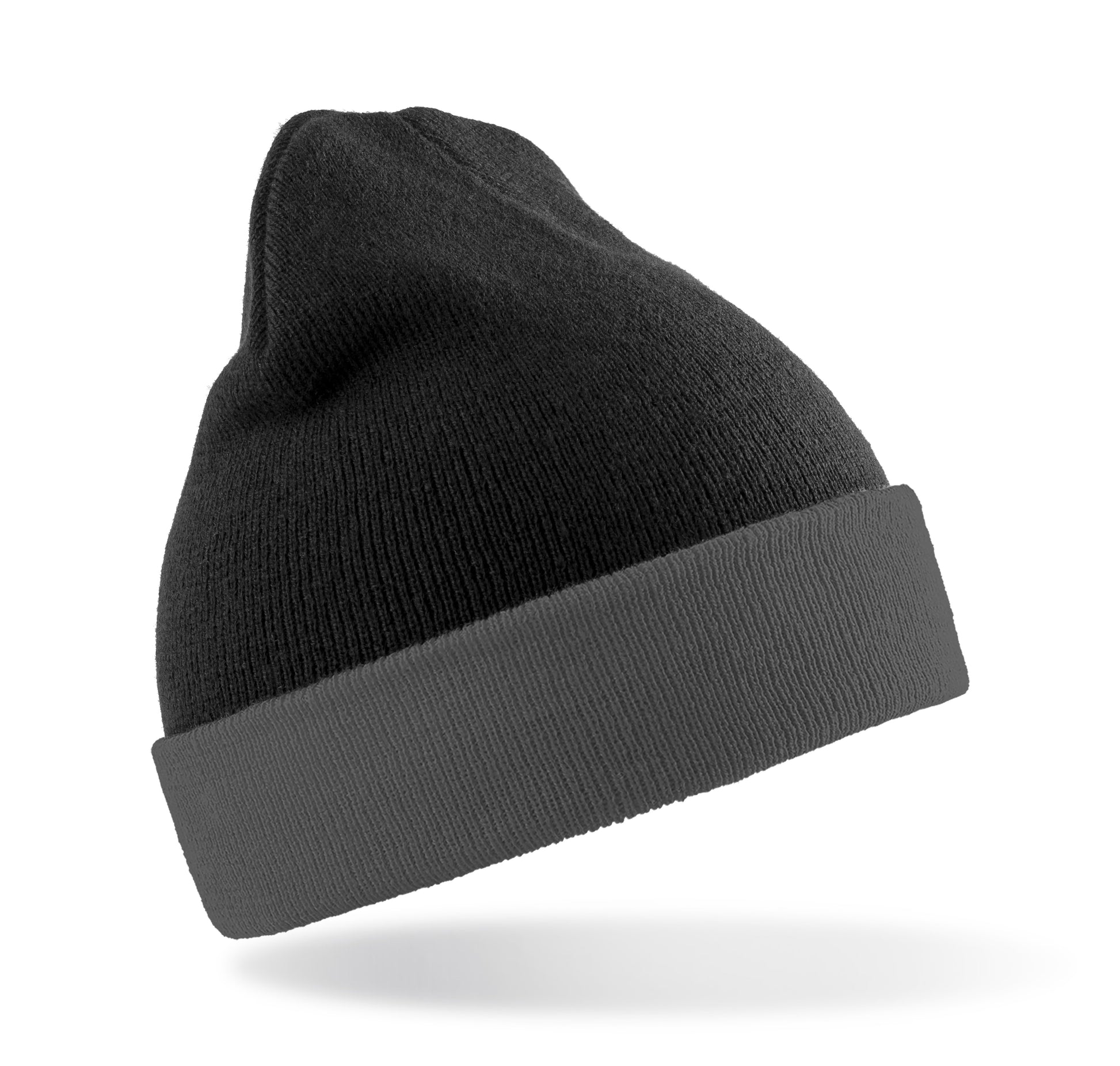 Recycled Black Compass Beanie