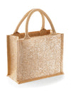 Shimmer Jute Mini Gift Bag