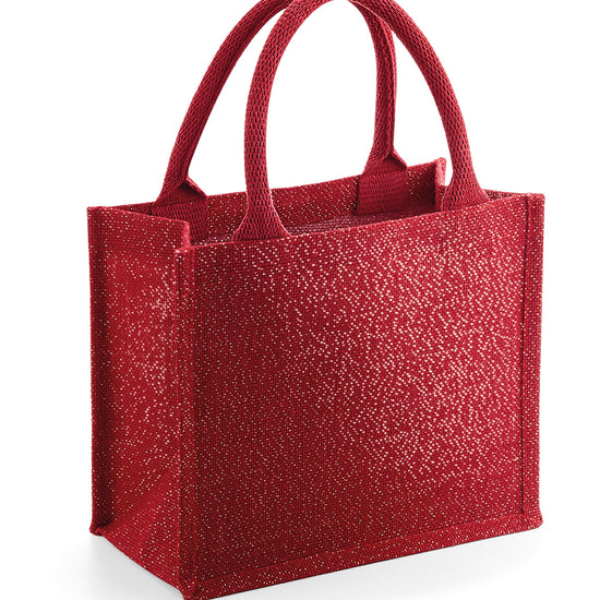 Shimmer Jute Mini Gift Bag