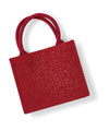 Shimmer Jute Mini Gift Bag