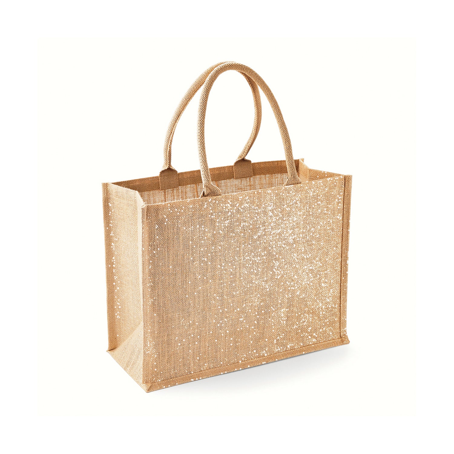 Shimmer Jute Shopper