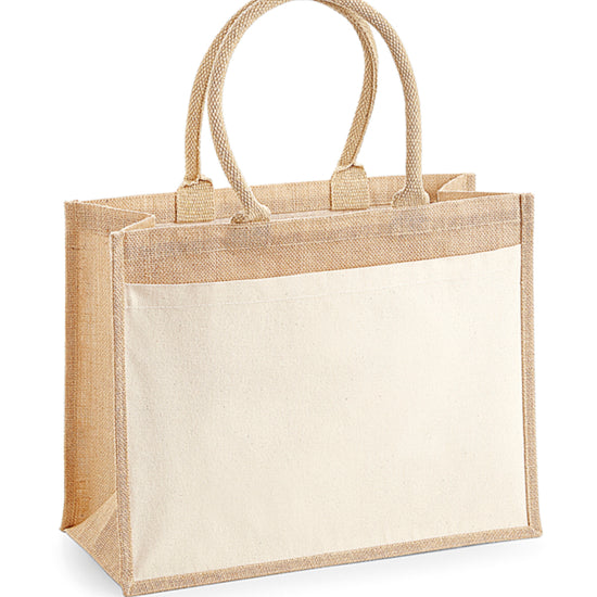 Cotton Pocket Jute Shopper