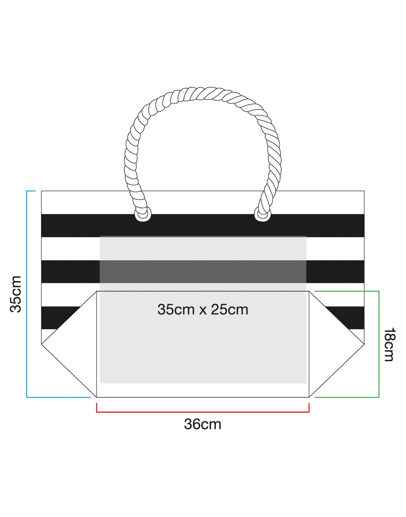 Nautical Beach Bag