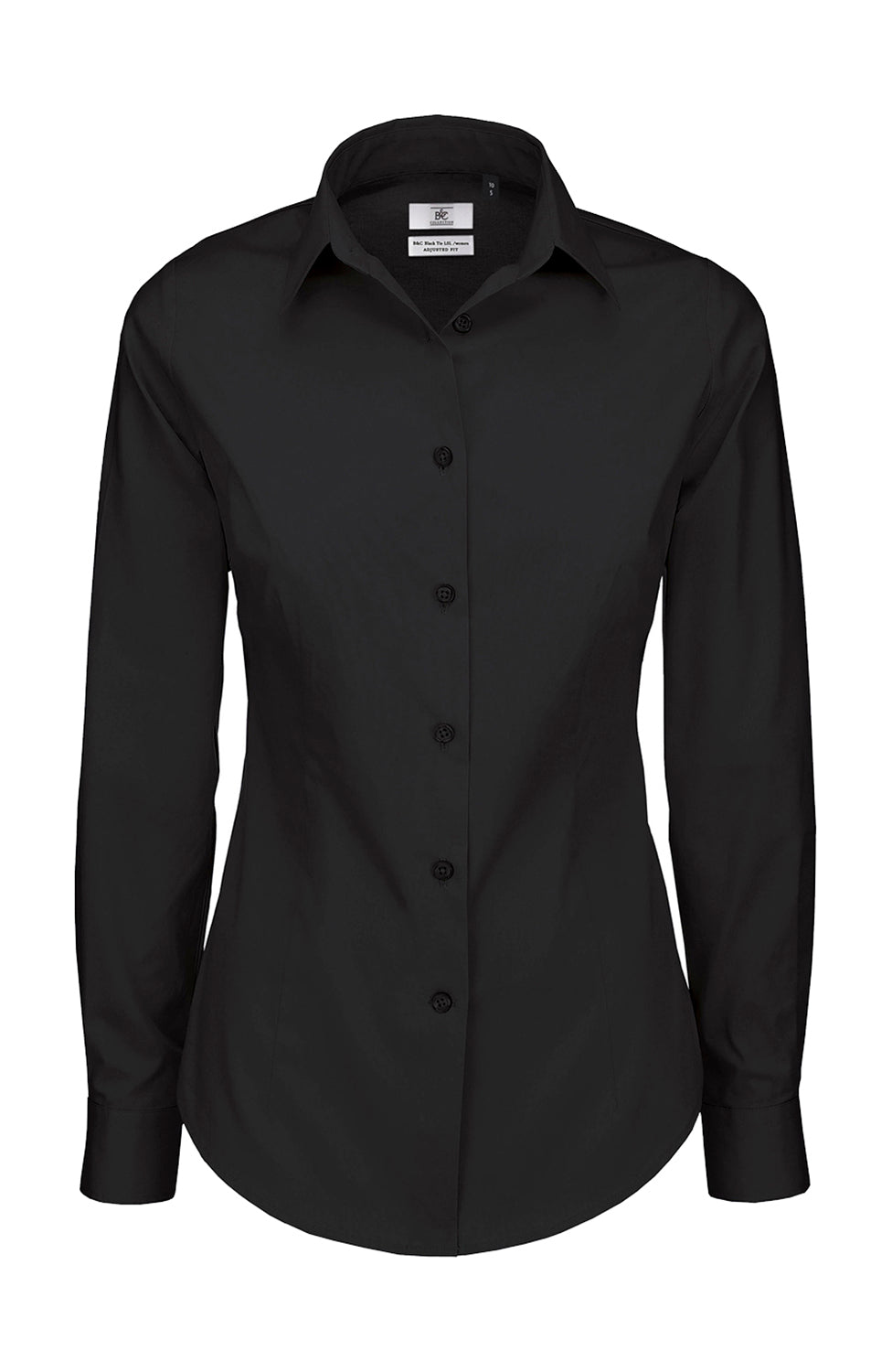 Black Tie LSL/women Poplin Shirt