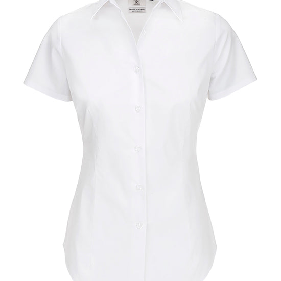 Black Tie SSL/women Poplin Shirt