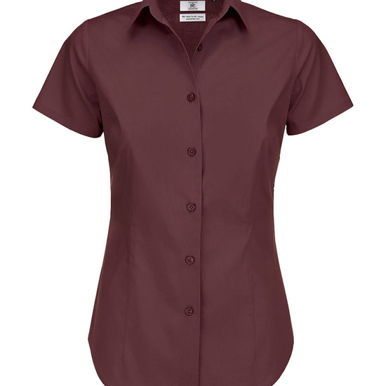 Black Tie SSL/women Poplin Shirt