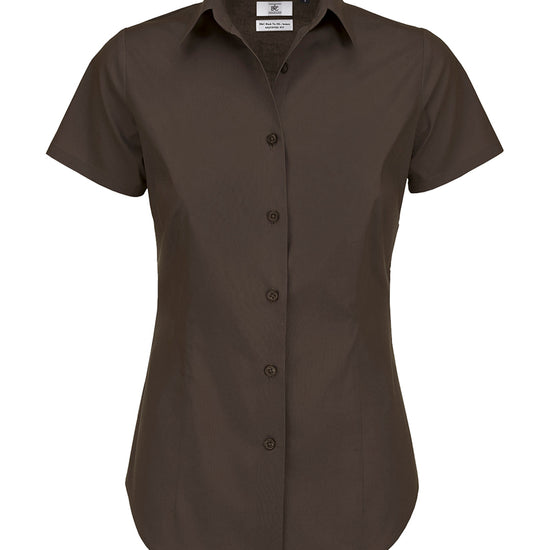 Black Tie SSL/women Poplin Shirt