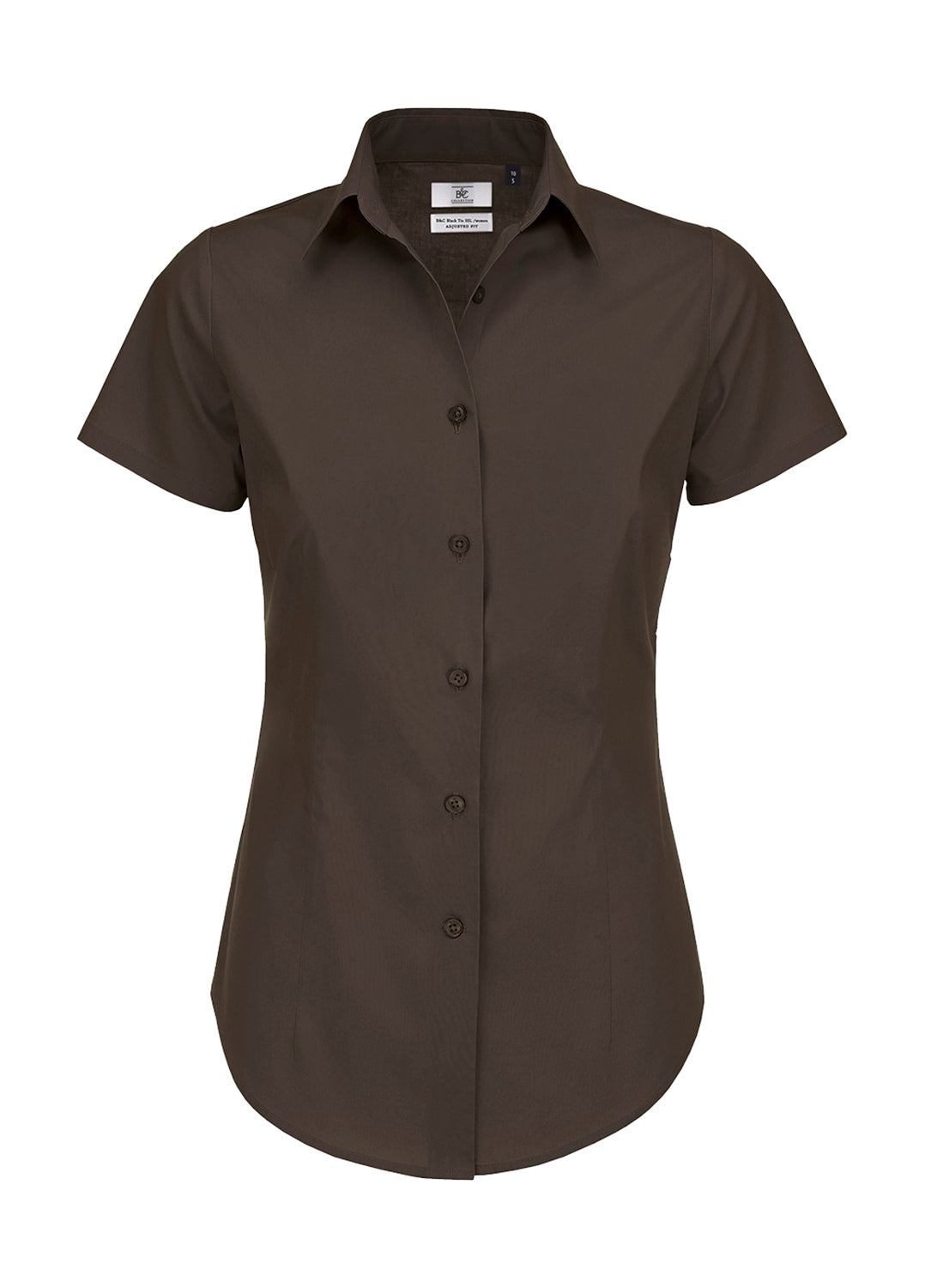 Black Tie SSL/women Poplin Shirt