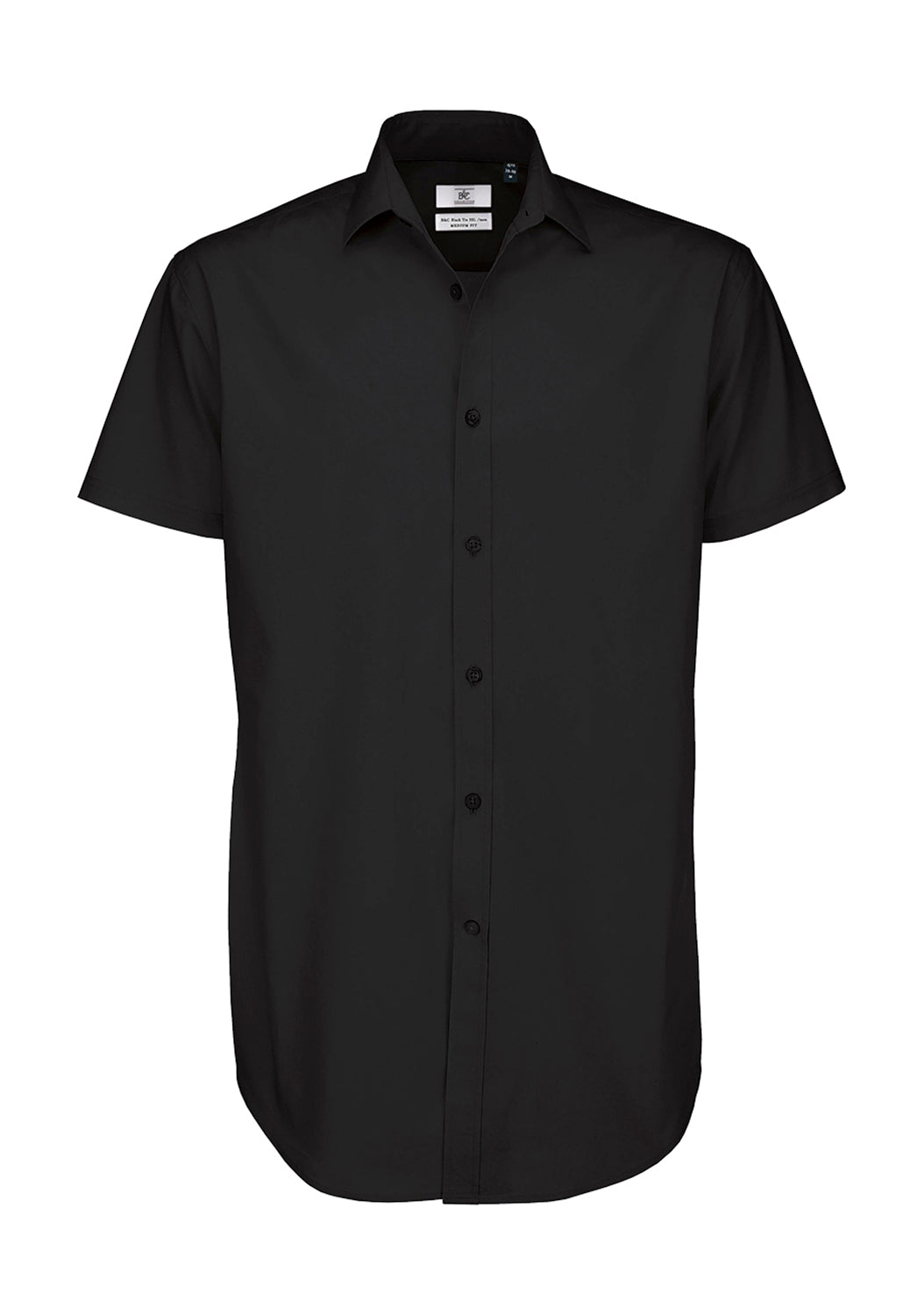 Black Tie SSL/men Poplin Shirt