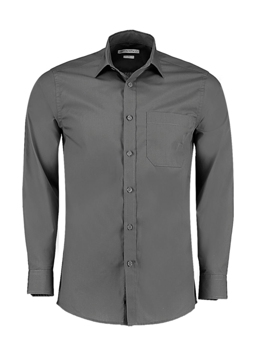 Kustom Kit Men´s Tailored Fit Poplin Shirt Long Sleeve