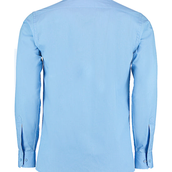 Kustom Kit Men´s Tailored Fit Poplin Shirt Long Sleeve