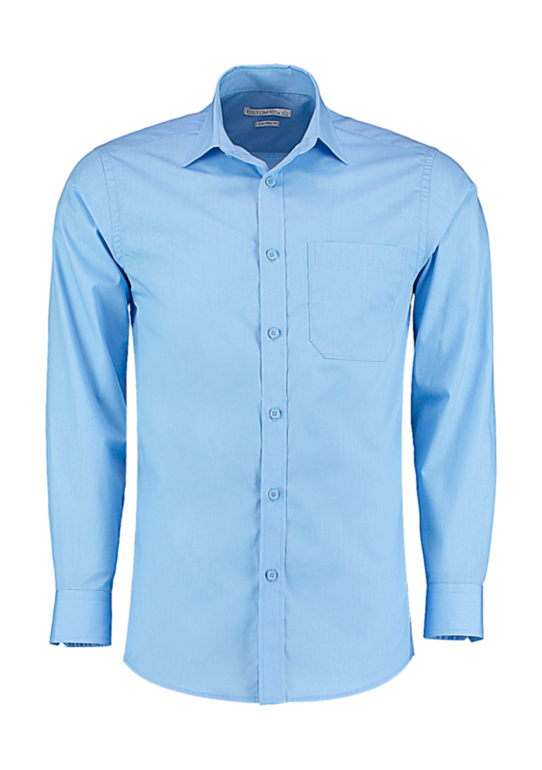 Kustom Kit Men´s Tailored Fit Poplin Shirt Long Sleeve
