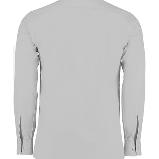 Kustom Kit Men´s Tailored Fit Poplin Shirt Long Sleeve