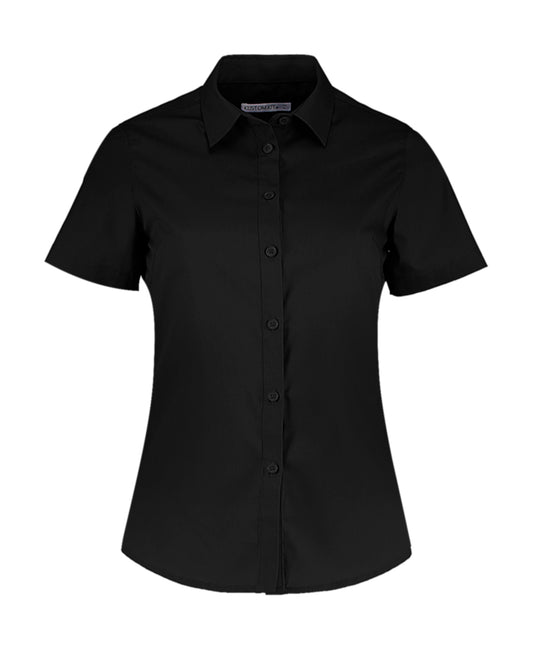 Kustom Kit Men´s Tailored Fit Pilot Shirt Short Sleeve