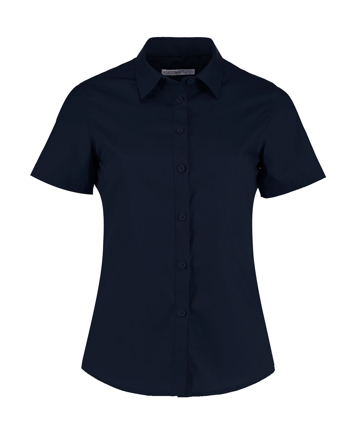 Kustom Kit Men´s Tailored Fit Pilot Shirt Short Sleeve