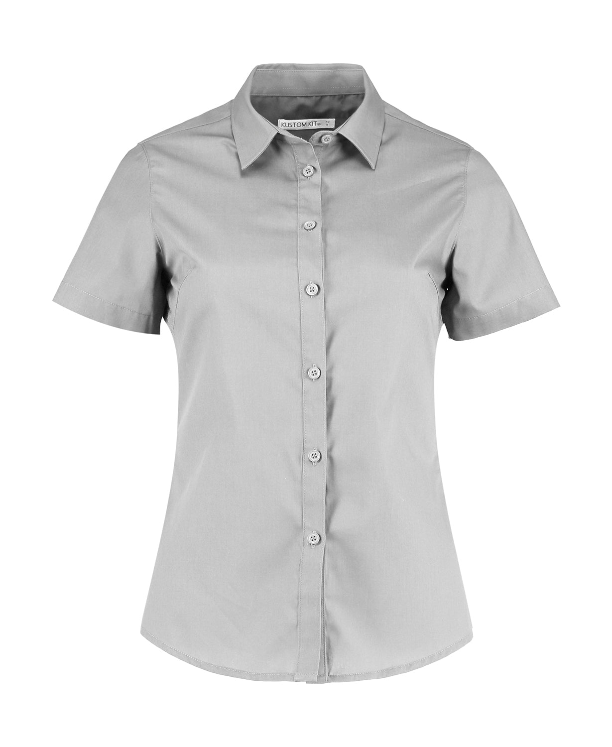 Kustom Kit Men´s Tailored Fit Pilot Shirt Short Sleeve