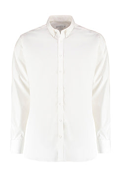 Kustom Kit Men´s Slim Fit Stretch Oxford Shirt Long Sleeve