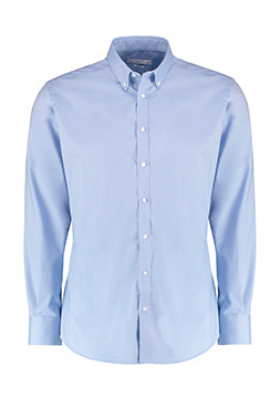 Kustom Kit Men´s Slim Fit Stretch Oxford Shirt Long Sleeve