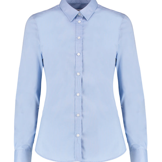 Kustom Kit Women´s Tailored Fit Stretch Oxford Shirt Long Sleeve
