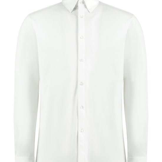 Kustom Kit Tailored Fit Superwash® 60º Pique Shirt Long Sleeve