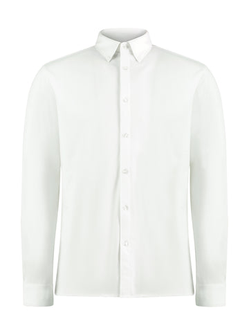 Kustom Kit Tailored Fit Superwash® 60º Pique Shirt Long Sleeve
