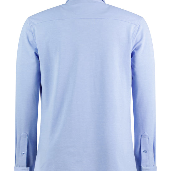 Kustom Kit Tailored Fit Superwash® 60º Pique Shirt Long Sleeve
