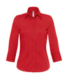 Milano/women Popelin Shirt 3/4 sleeves