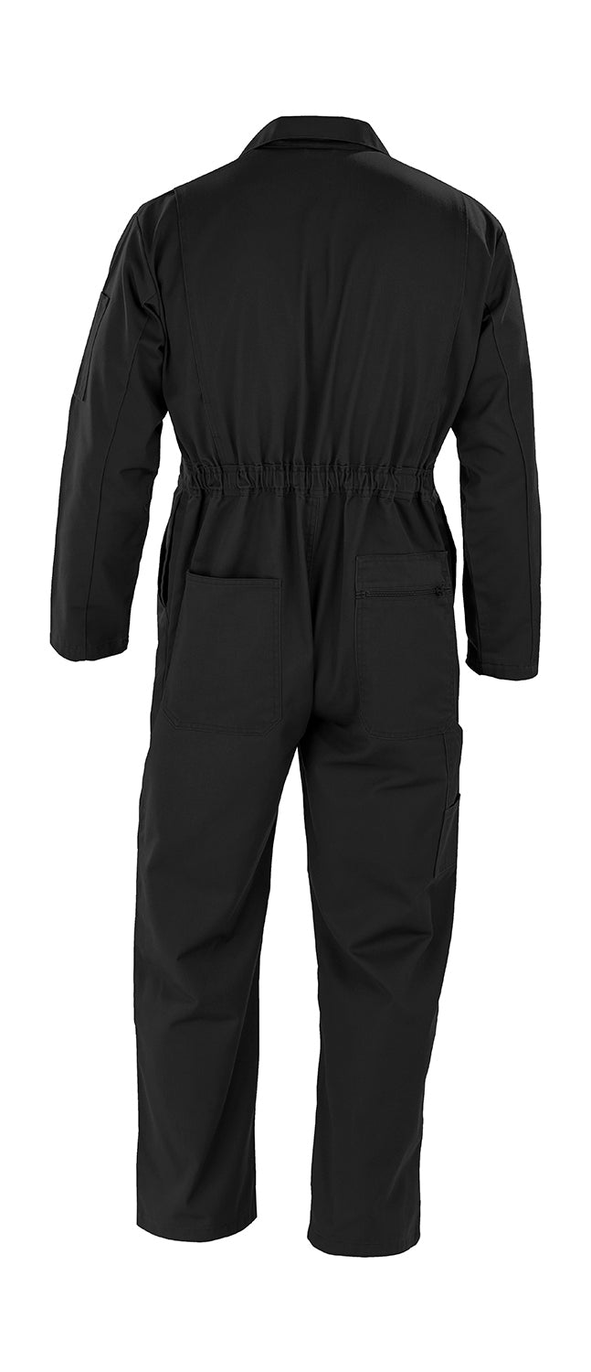 Recycled Action Overall with Zip Front