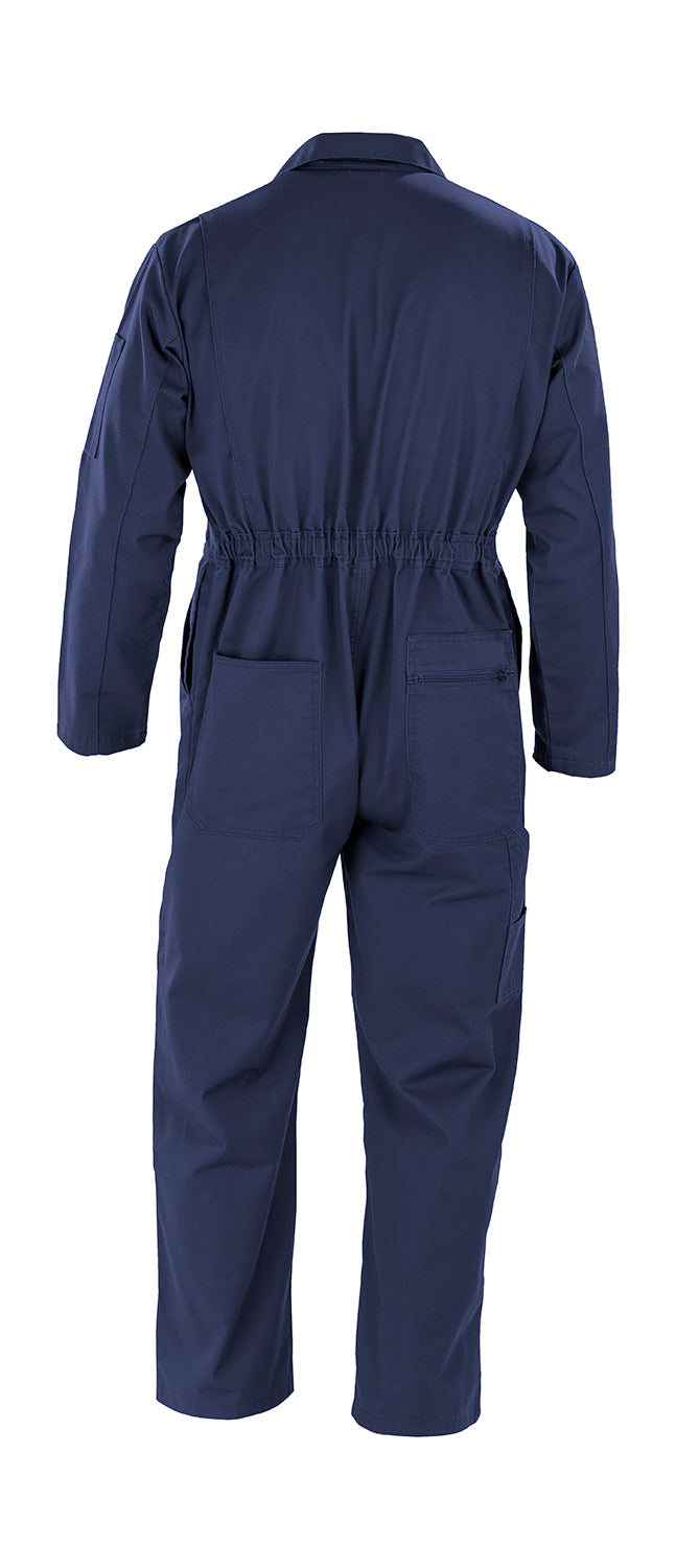 Recycled Action Overall with Zip Front