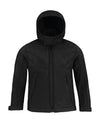 B&C COLLECTION Kids´ Hooded Softshell Jacket