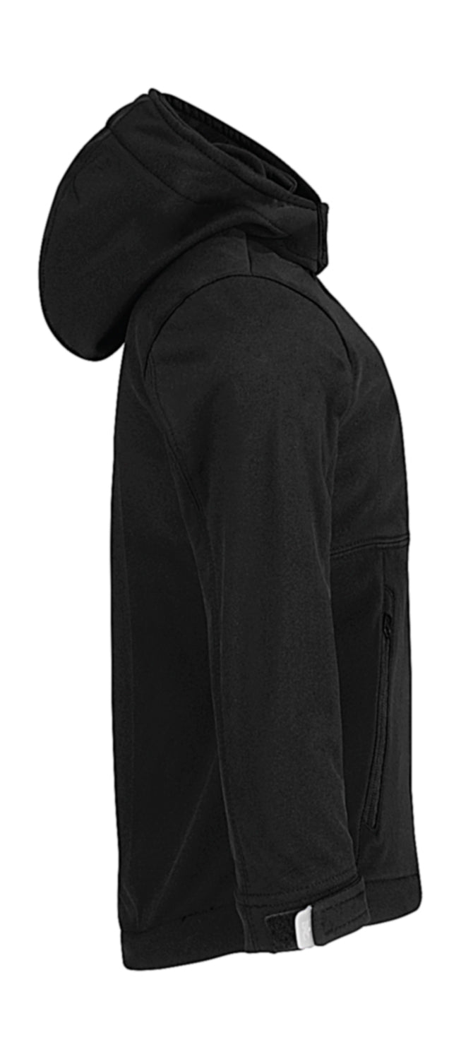 B&C COLLECTION Kids´ Hooded Softshell Jacket
