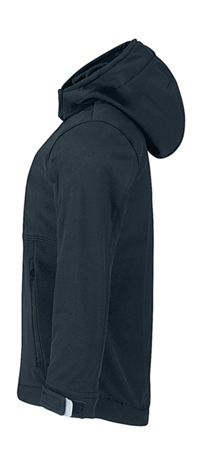 B&C COLLECTION Kids´ Hooded Softshell Jacket