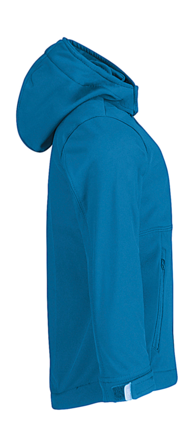 B&C COLLECTION Kids´ Hooded Softshell Jacket