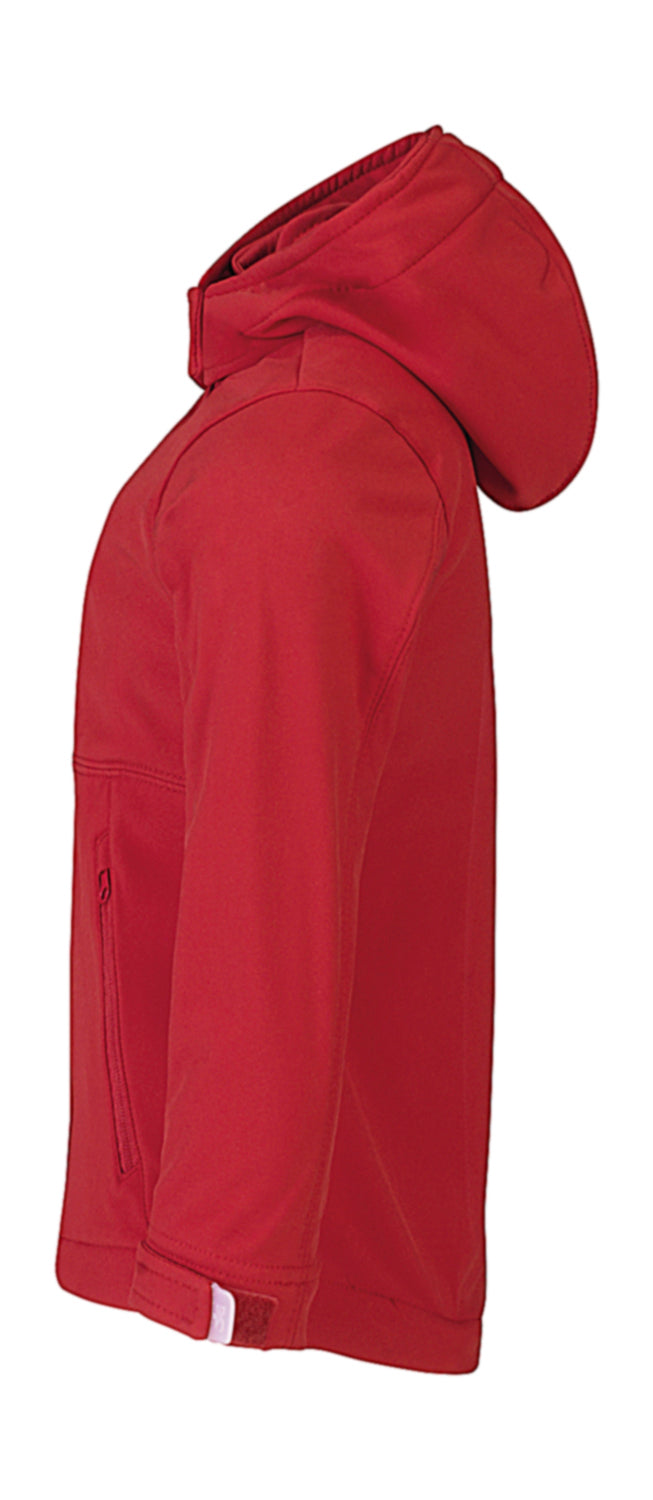 B&C COLLECTION Kids´ Hooded Softshell Jacket