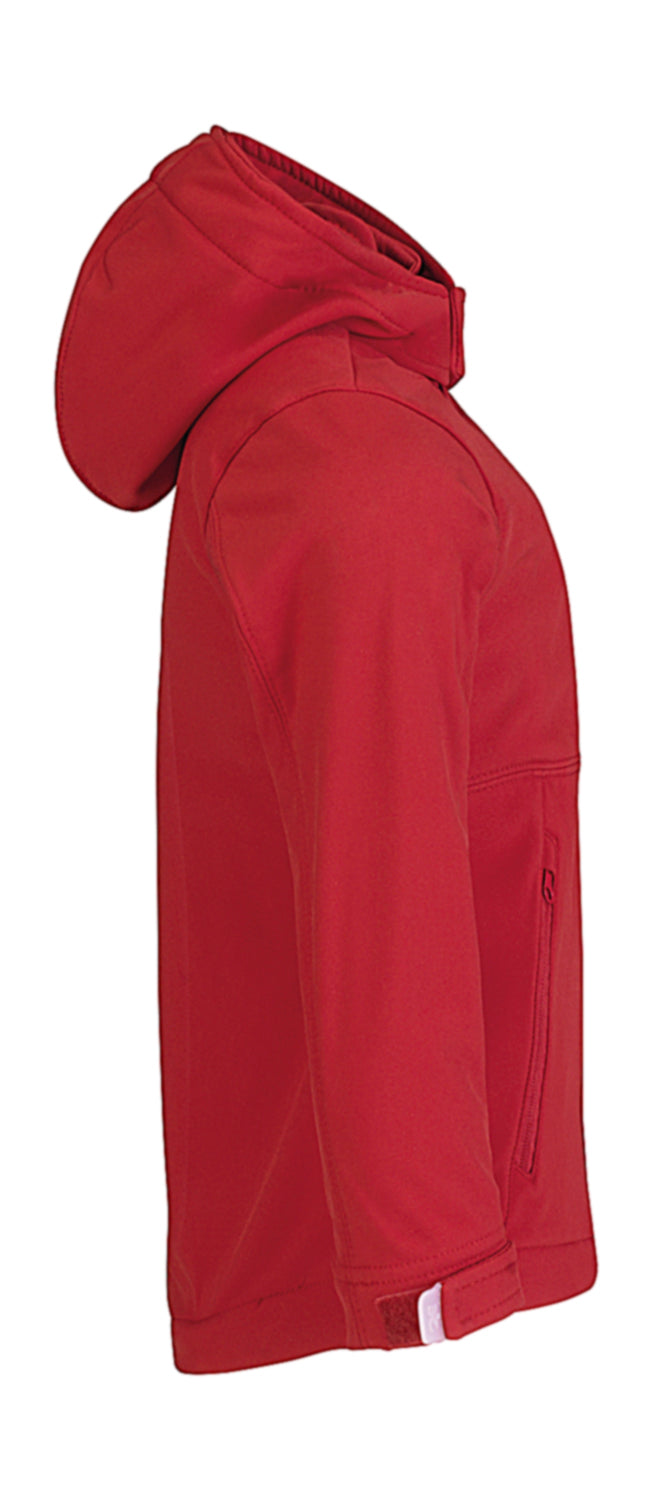 B&C COLLECTION Kids´ Hooded Softshell Jacket