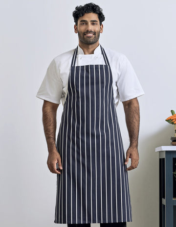Premier Workwear Striped Bib Apron  --PW110