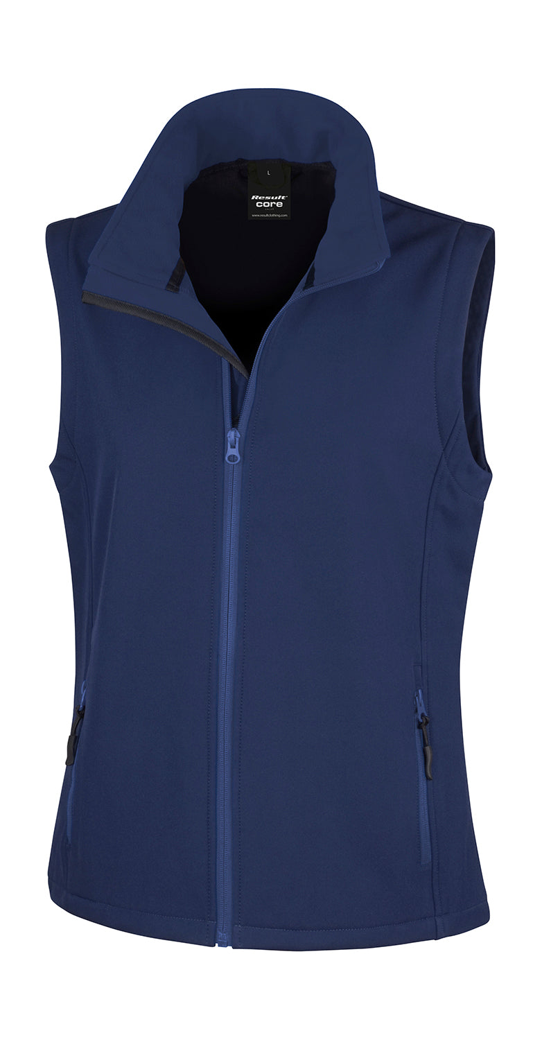 Women`s Printable Softshell Bodywarmer