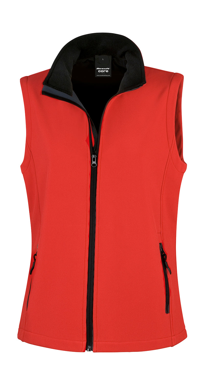 Women`s Printable Softshell Bodywarmer
