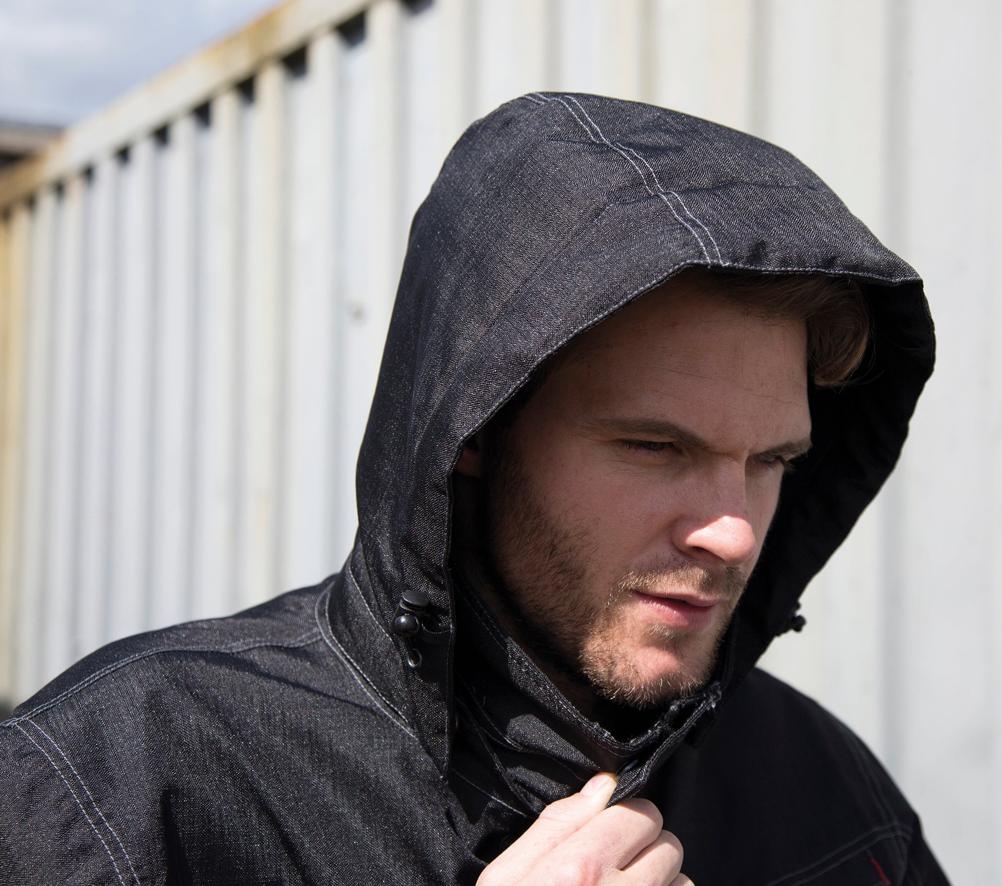 Denim Texture Rugged Jacket