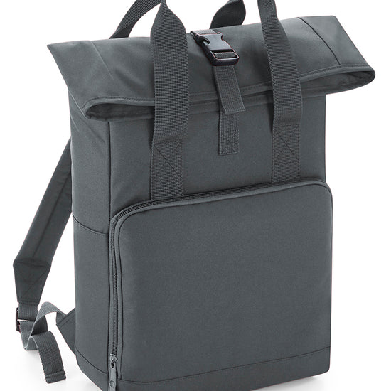 Recycled Twin Handle Roll-Top Backpack