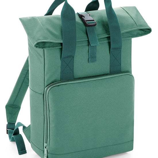 Recycled Twin Handle Roll-Top Backpack