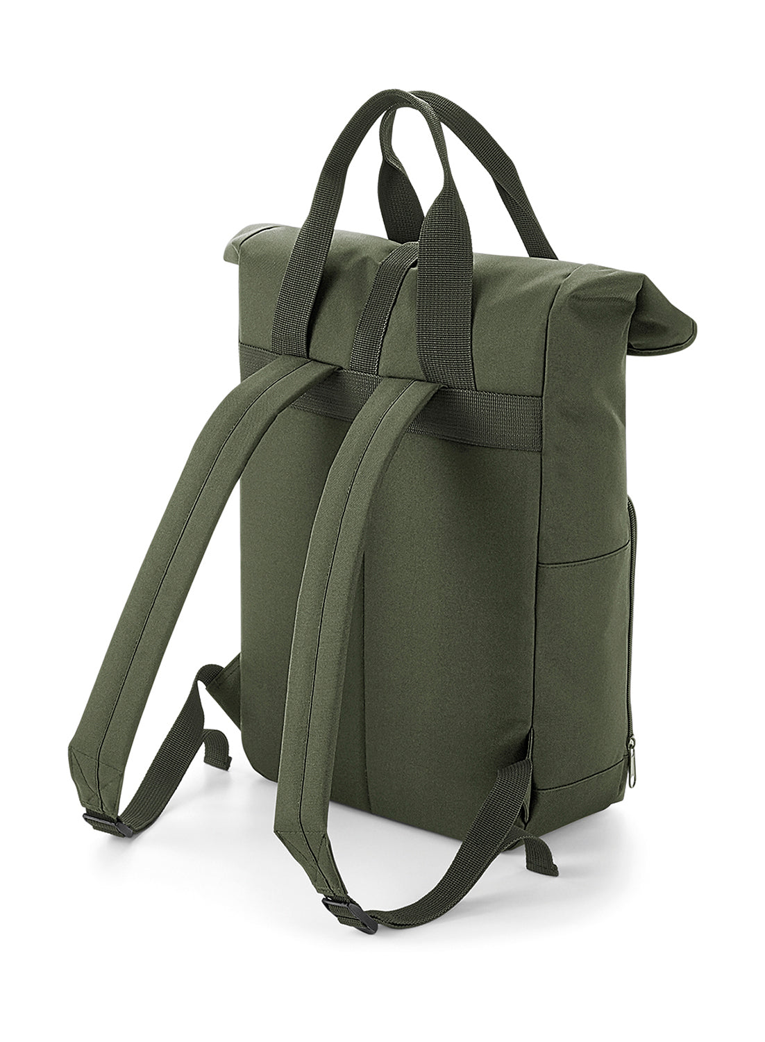 Recycled Twin Handle Roll-Top Backpack