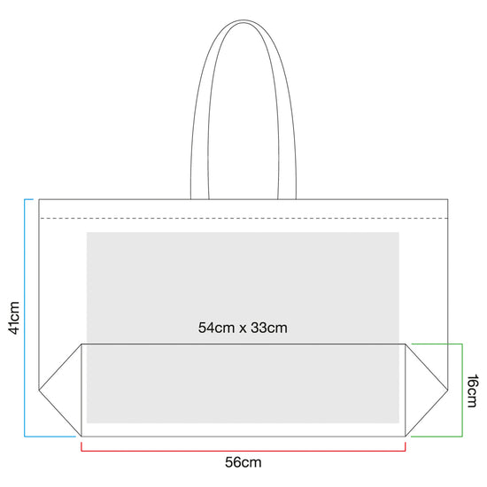 Oversized Canvas Tote Bag