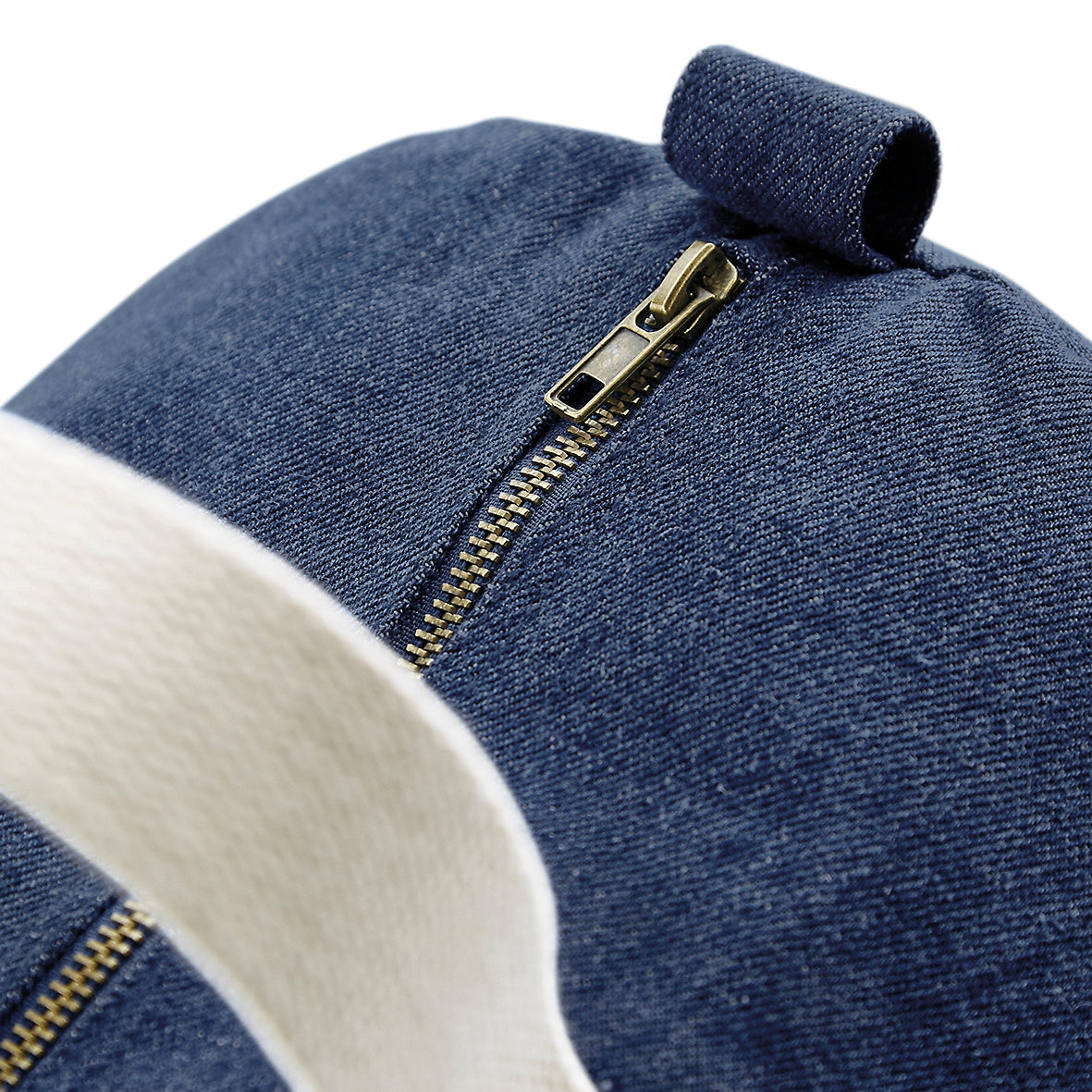 BagBase Denim Barrel Bag